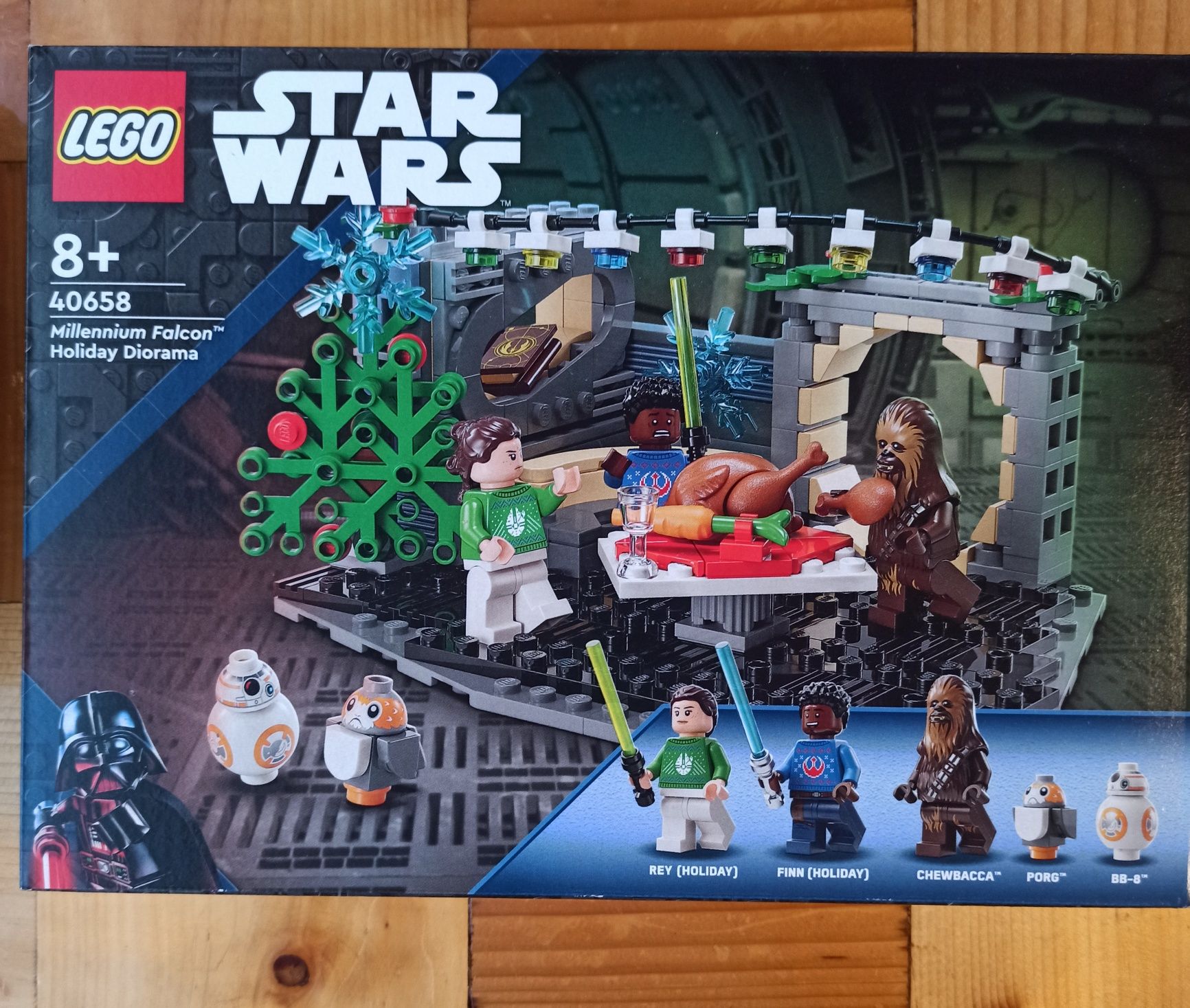 LEGO Star Wars 40658 - Świąteczna diorama z Sokołem Millennium