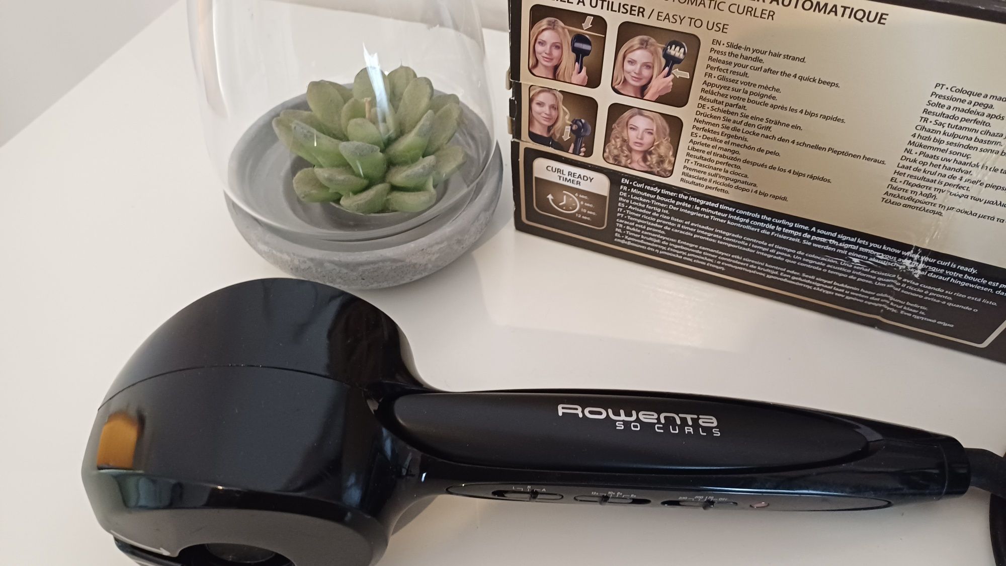 Modelador automático Rowenta So Curls NOVO