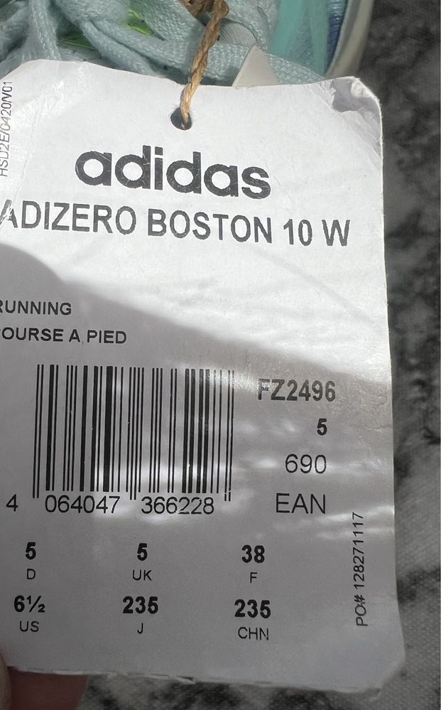 Adidas  ADIZERO BOSTON 10 розмір 38(23.5)