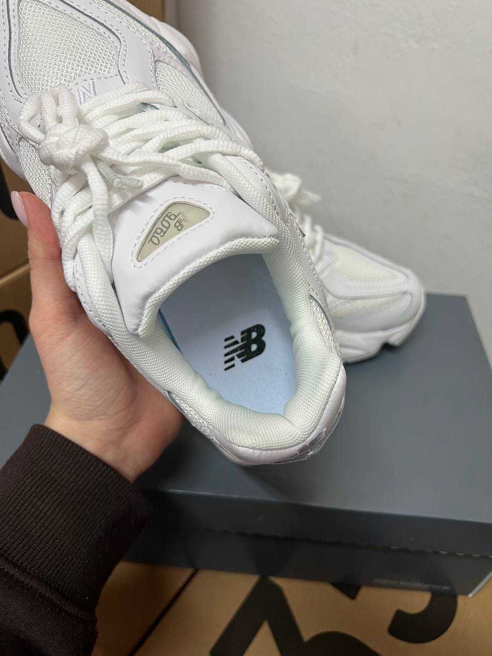 Кроссовки New Balance 9060 white / Нью Беленс 9060 білі 37 38 39 40