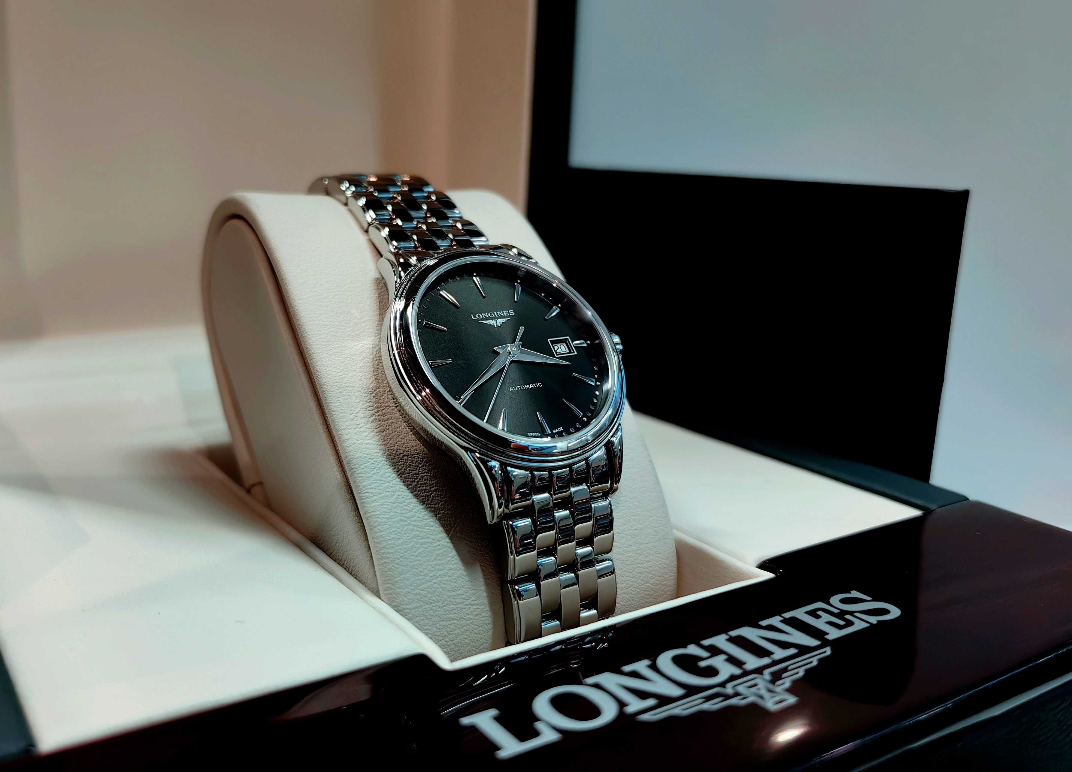 Zegarek Longines Flagship Automatic Data Szafir 45h Komplet Nowy Rach