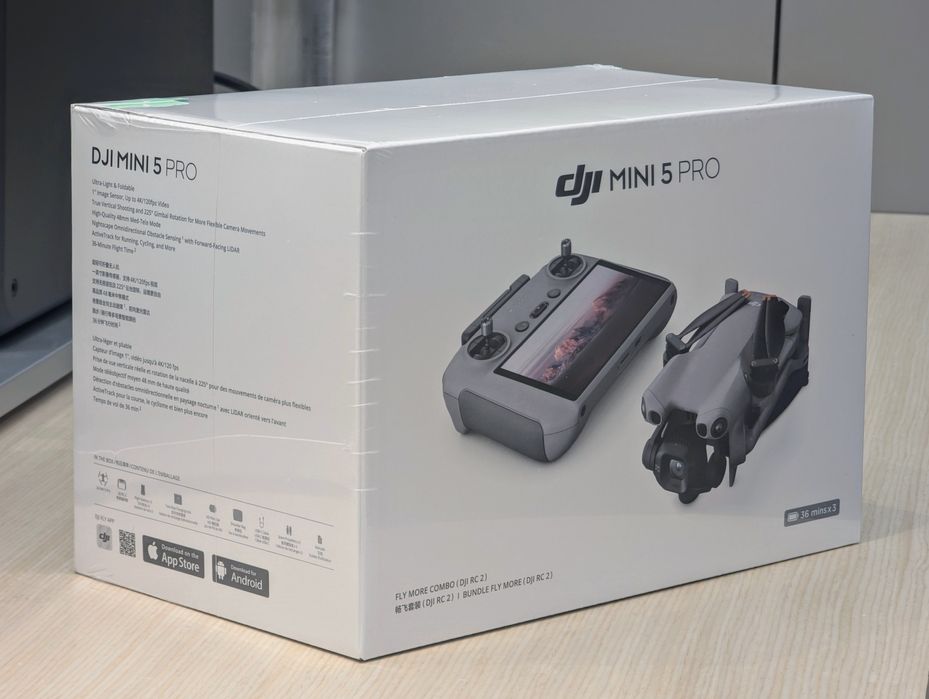 Nowy fabrycznie zapakowany dron DJI Mini 5 Pro Fly More Combo DJI RC2