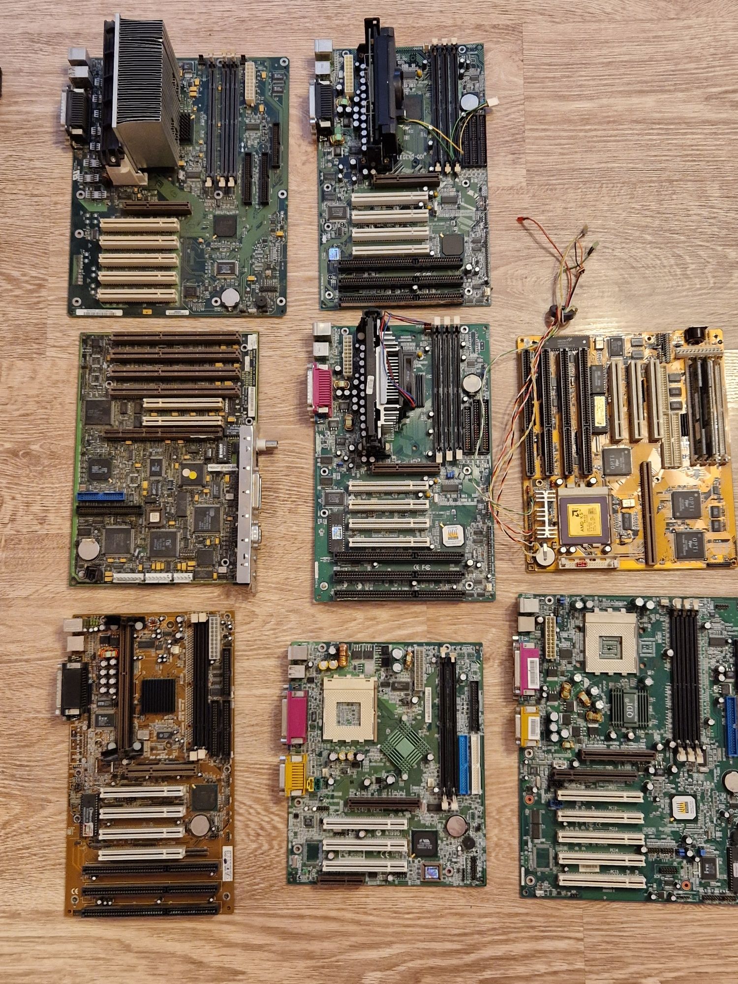 Retro graty 386 3dfx voodoo amd isa agp amd k5 k6 k7  PI PII PIII