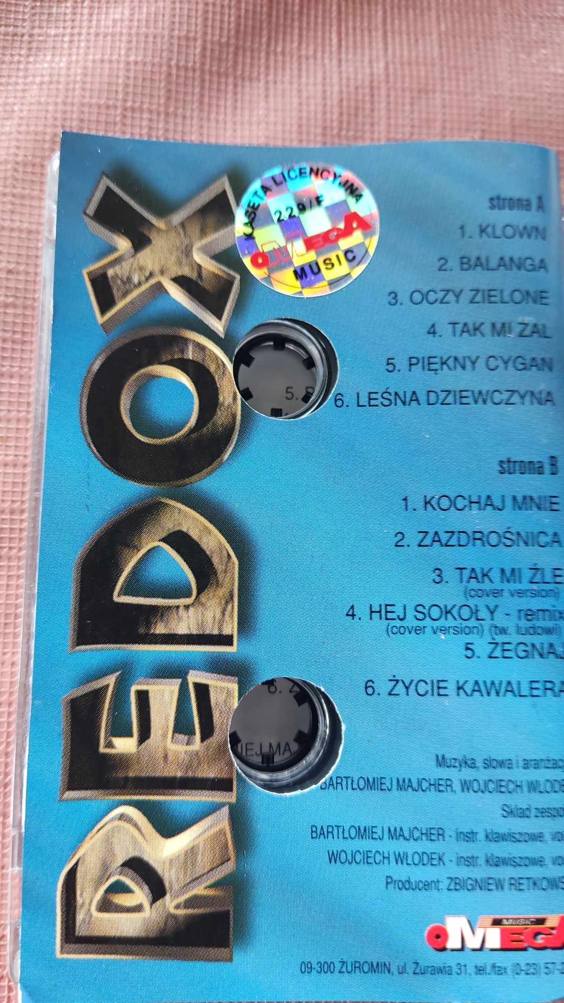 Omega music Redox życia kawelera kaseta disco polo
