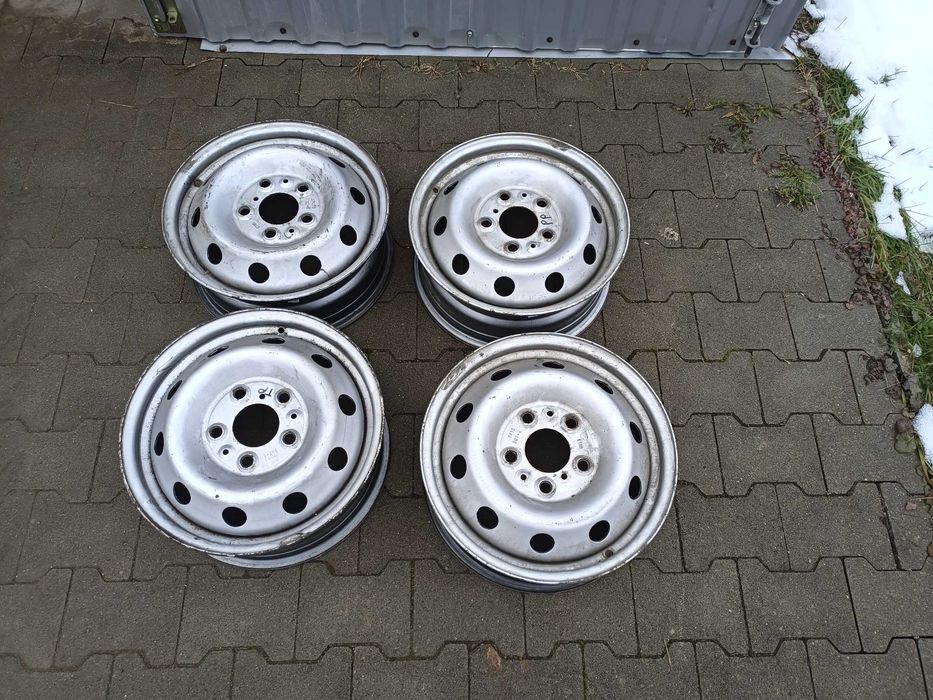 Felgi stalowe 16” – komplet, Fiat Ducato – używane tylko 2 sezony