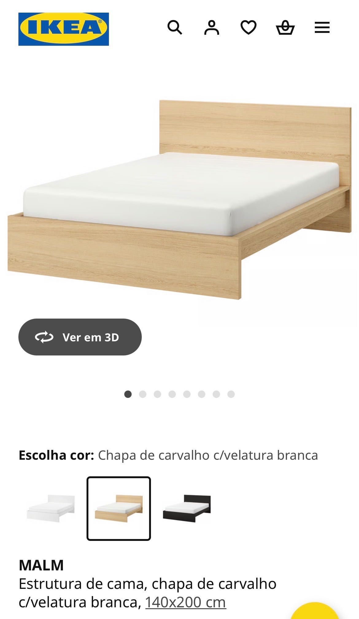 Cama e colchão novos