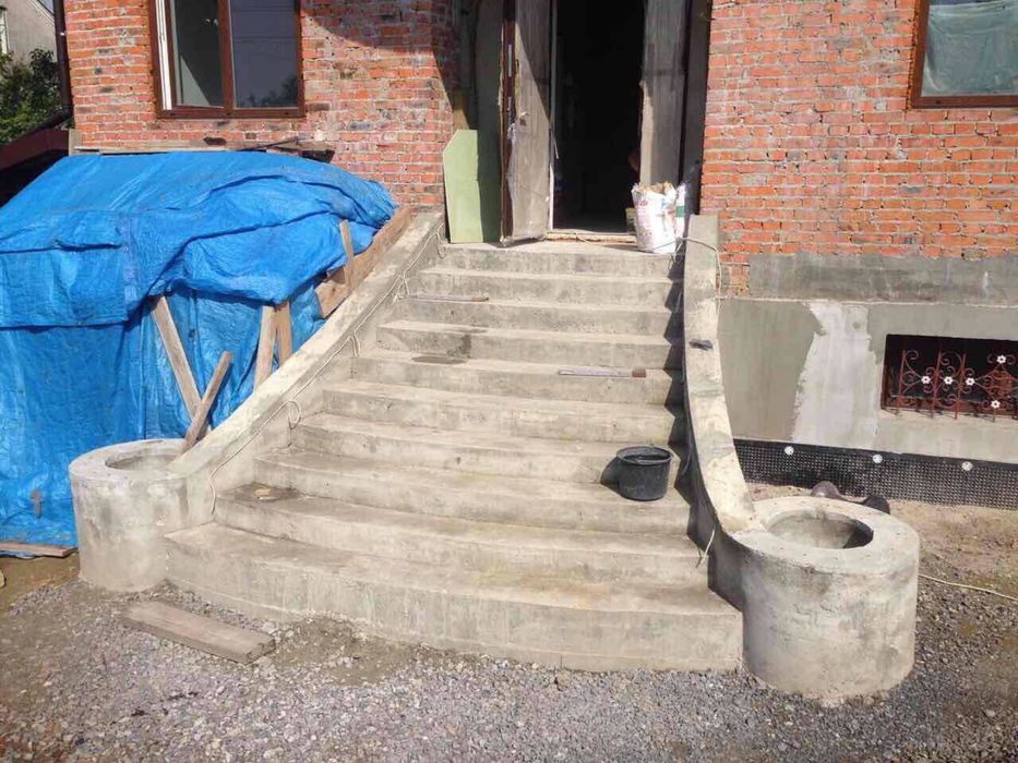 Сходи бетонні,  бетонні роботи