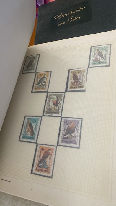 Selos dossier colecao