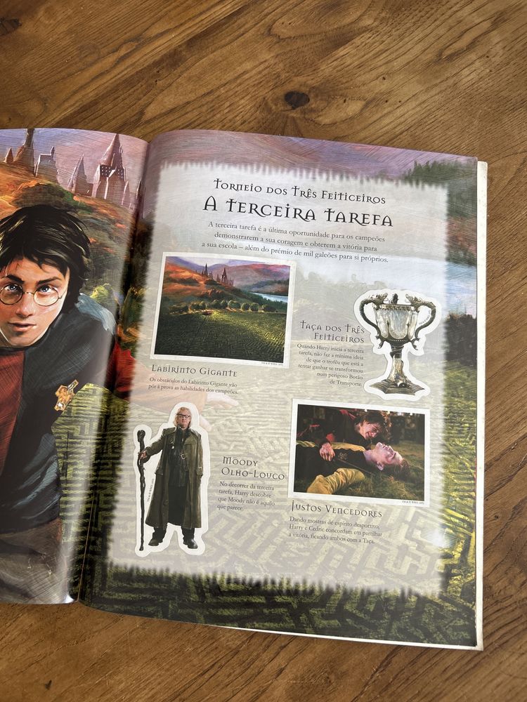 Caderneta completa Harry Potter e o cálice de fogo cromos
