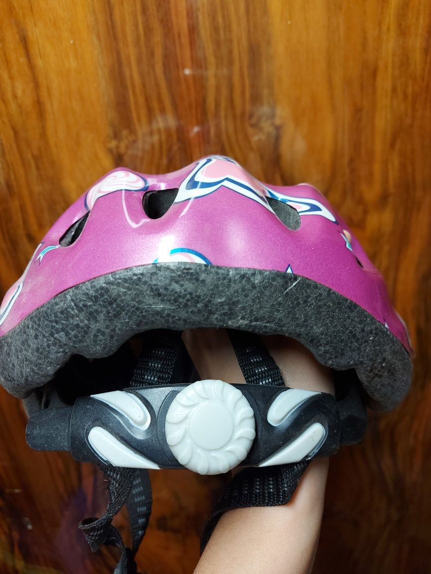 Kask rowerowy na rower dla dziewczynki