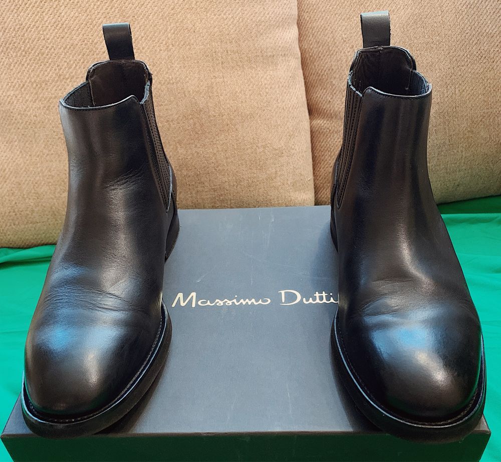 Черевики Челсі Massimo Dutti 44 Шкіра Ботинки Челси Чоловічі