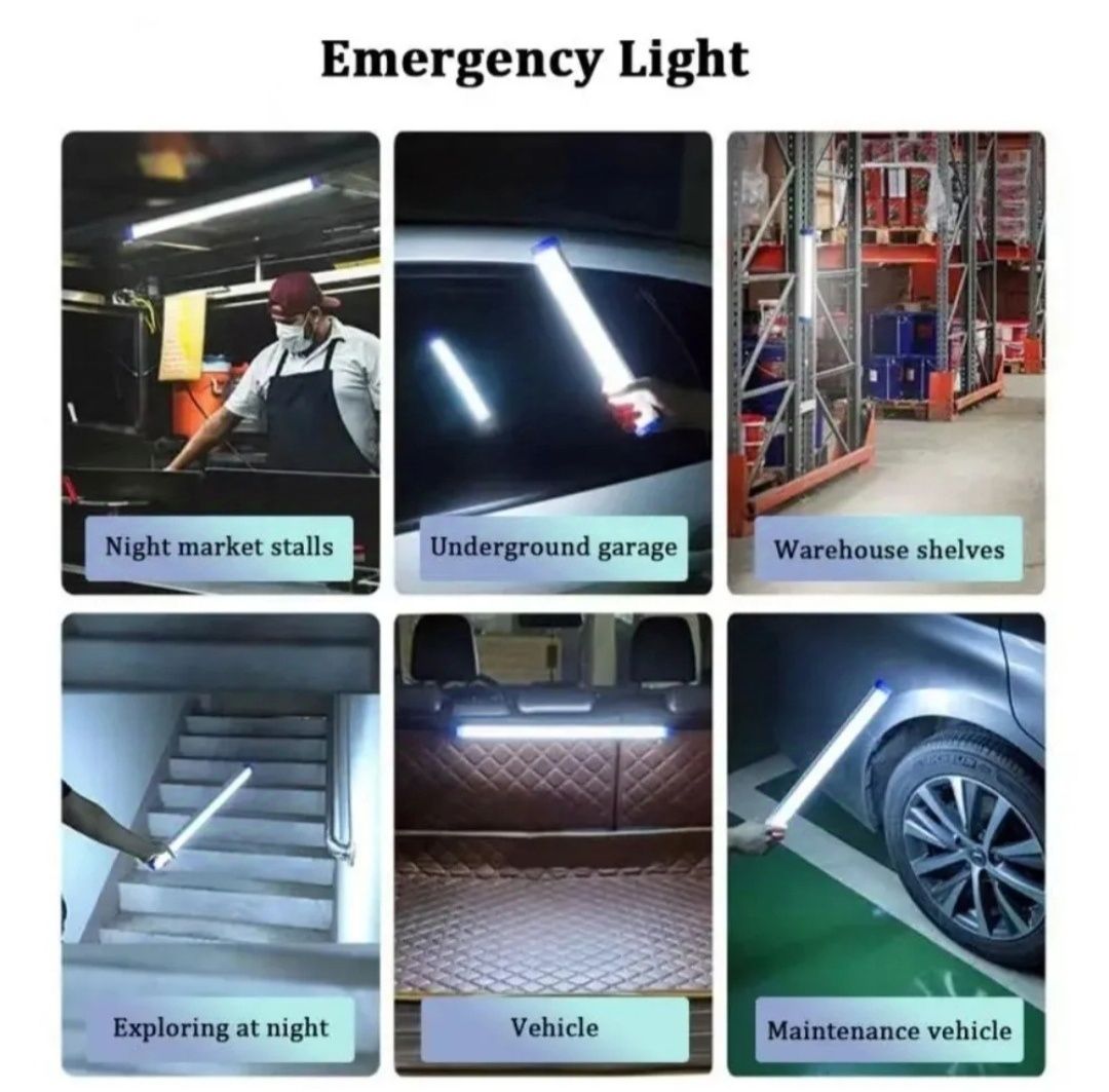 Lâmpada Led com bateria recarregável