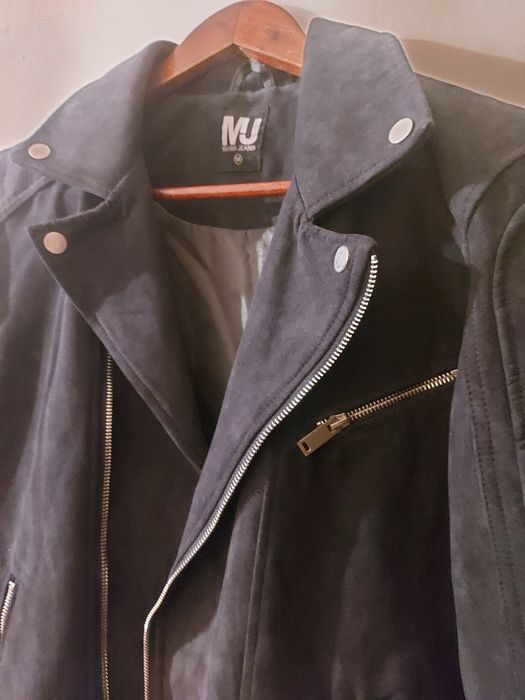 Чоловіча куртка косуха під замш