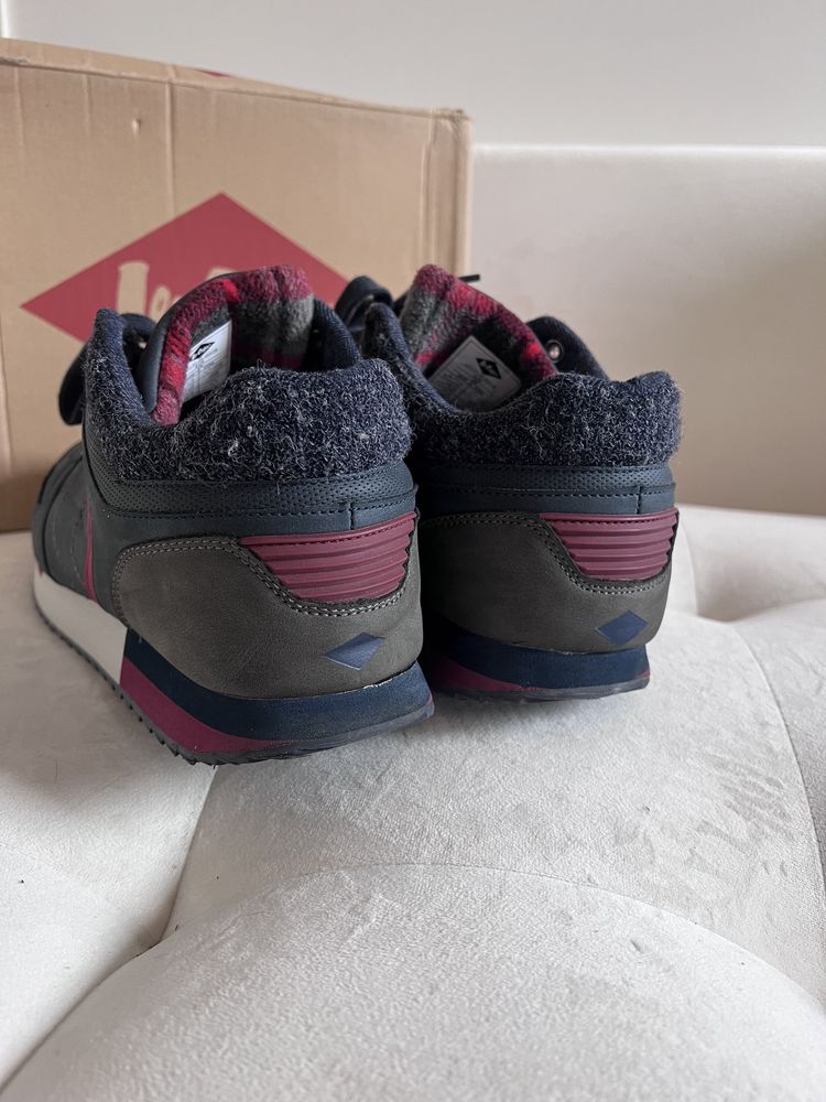 44 lee cooper adidasy meskie granatowe skora