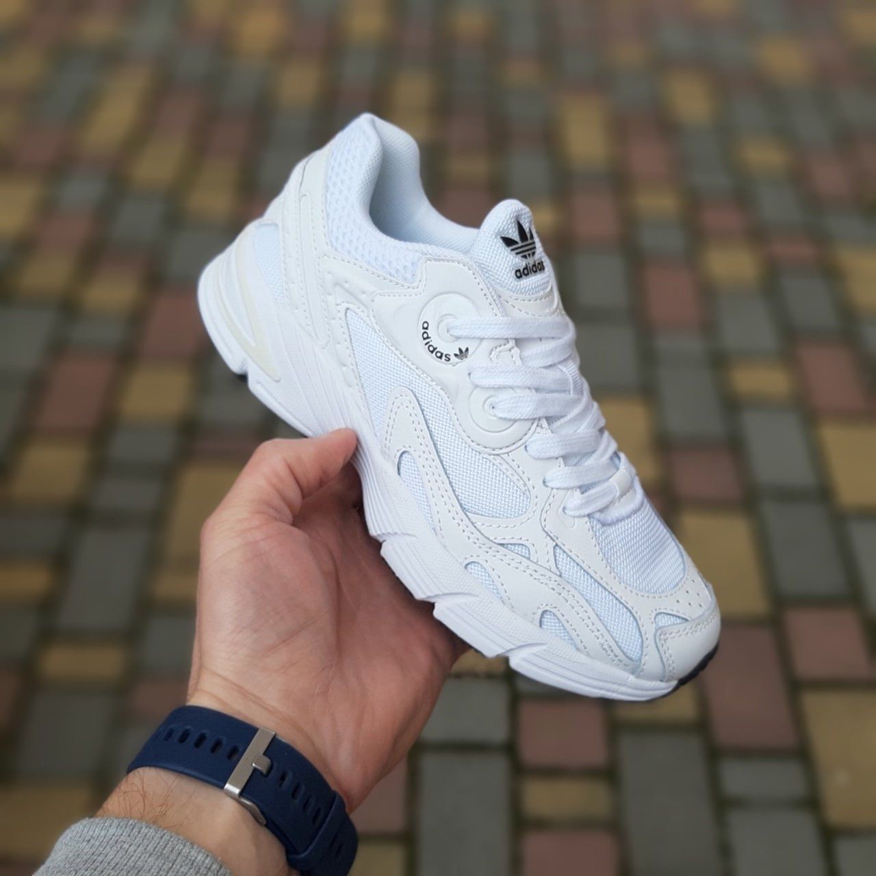 Кросівки Adidas Astir білі premium