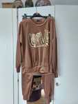 Dres welurowy nowy