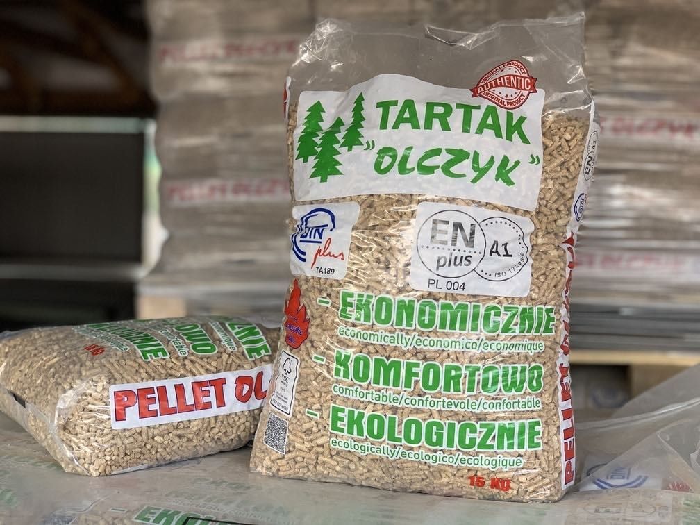 PROMOCJA Pellet OLCZYK Pellet drzewny brykiet pelet 1000kg