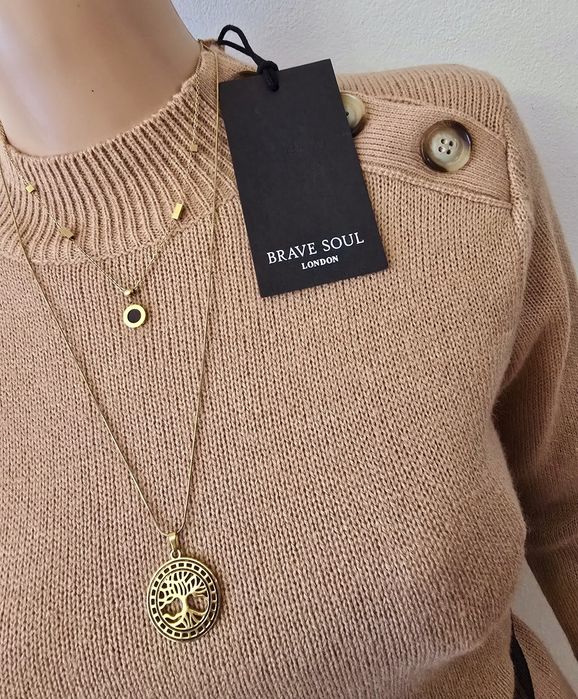 Brave Soul London sweterkowa sukienka