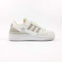 Жіночі кросівки Adidas Forum білий з сірим  20913 НОВИЗНА