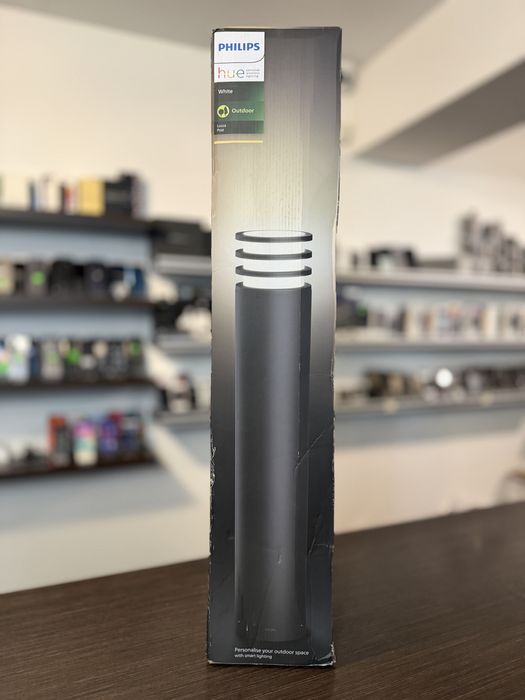 Zewnętrzna latarnia Philips Lucca Hue Anthractive Poznań Długa 14