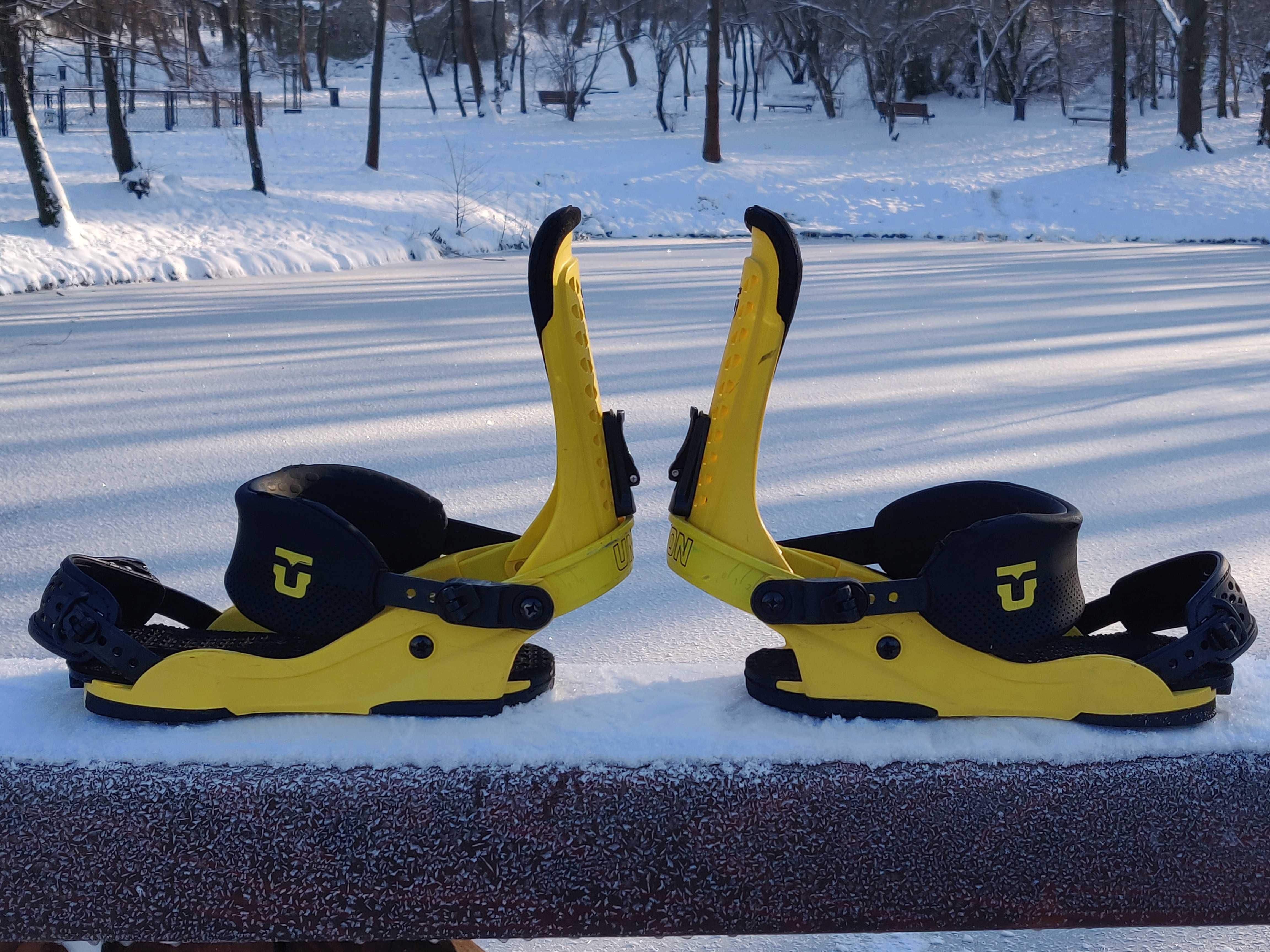 Union Force Yellow r. L - wiązania snowboardowe