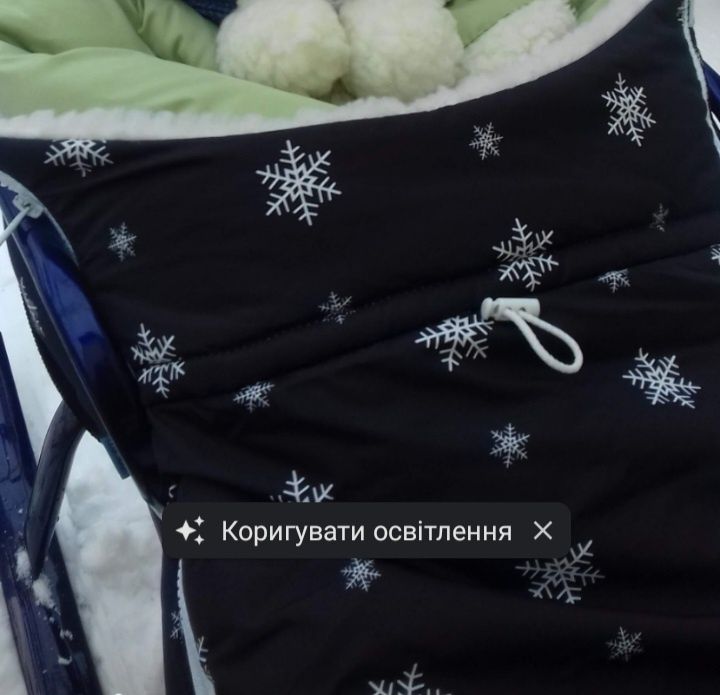 Муфти на каляску,  санки. Рукавички на овчині.. конверт. Чохол.