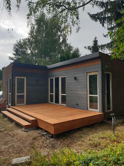 Działka ROD w Szczakach. 500m2, nowy domek całoroczny z tarasem szambo