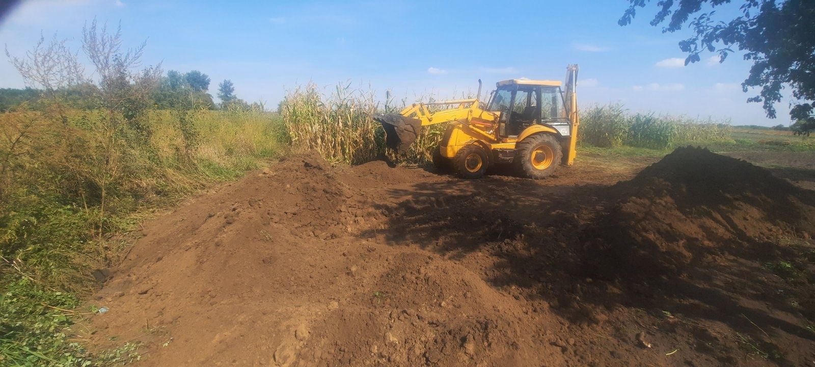 Оренда экскаваторов JCB 3, JCB 160, МАЗ 20т, Монтаж каналізацій