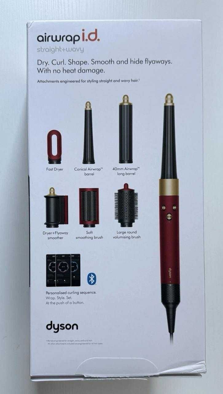 Оригінал!  Dyson Airwrap™ i.d. HS08 Complete Long Red Velvet/Gold