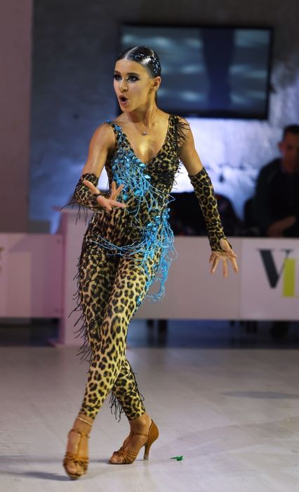 Сукня латина юніори Комбінезон Комплект Плаття для бальних танців