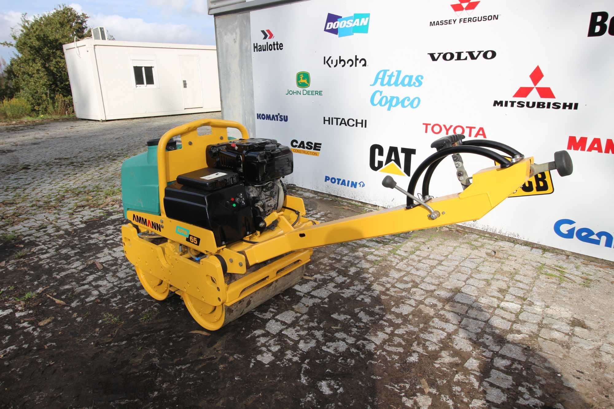 Cilindro Compactador AMMAN ARW65 para terra e Asfalto ( motor Yanmar)