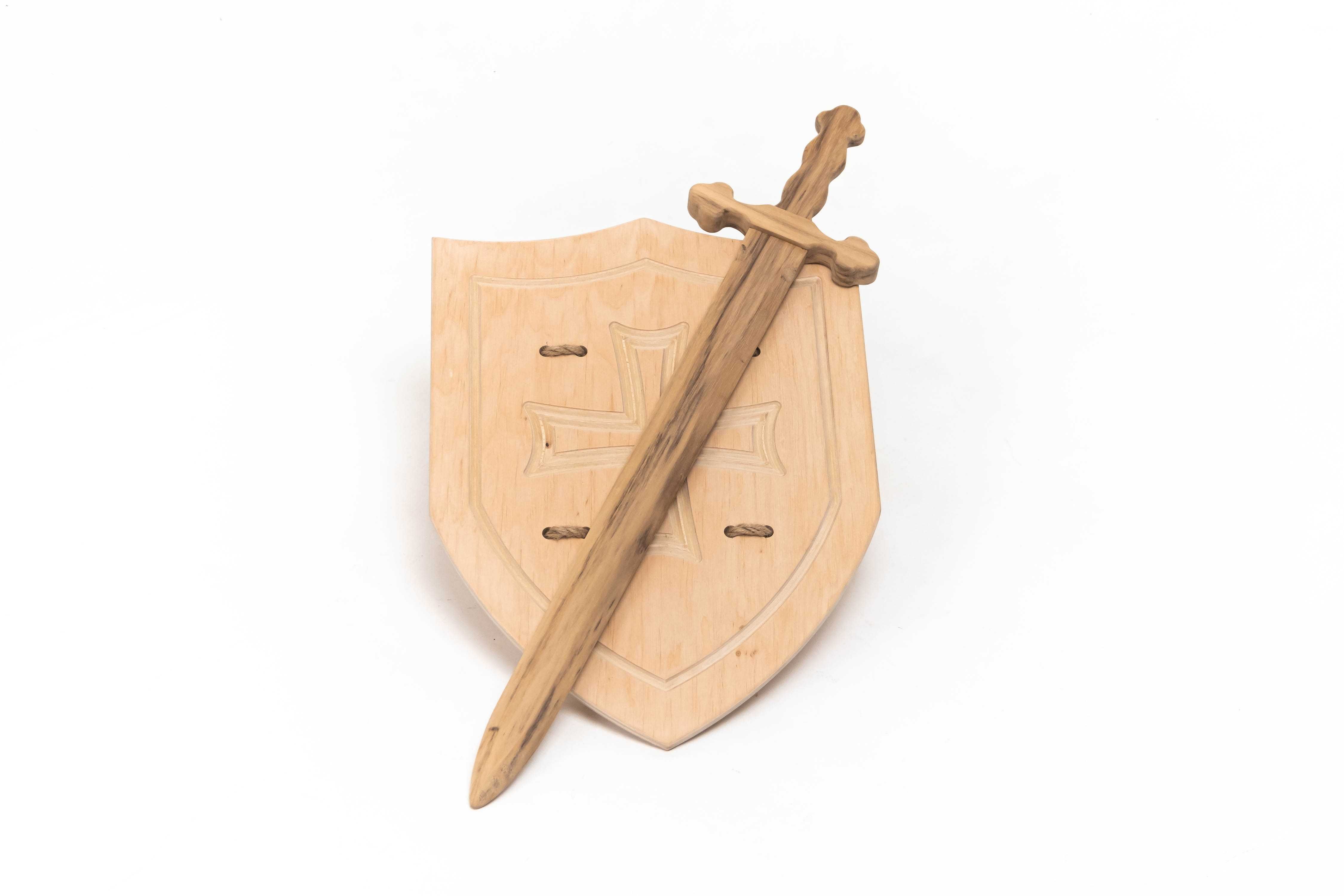 Рыцарский меч викинга 54 см со щитом