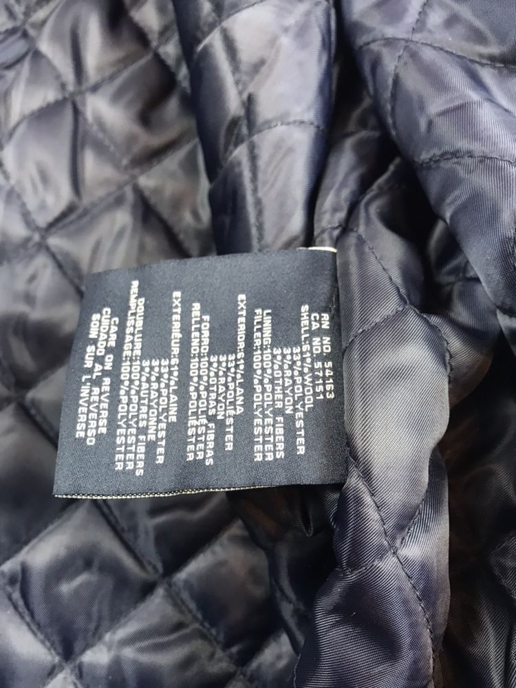 S L XL XXL Tommy Hilfiger пальто бушлат шерстяное теплое