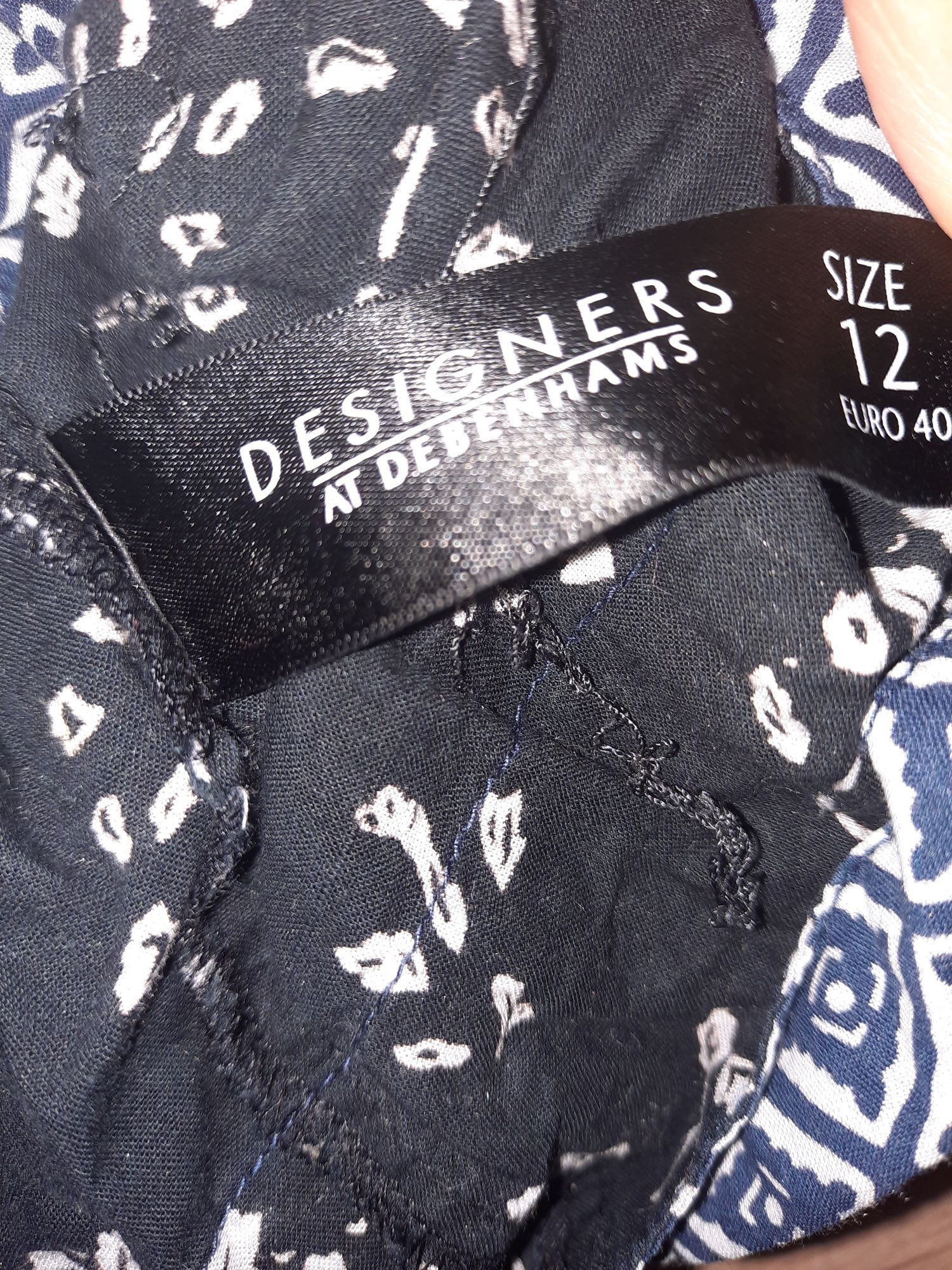 Rocha John Rocha Debenhams koszula/ tunika orientalny wzór rozmiar 40