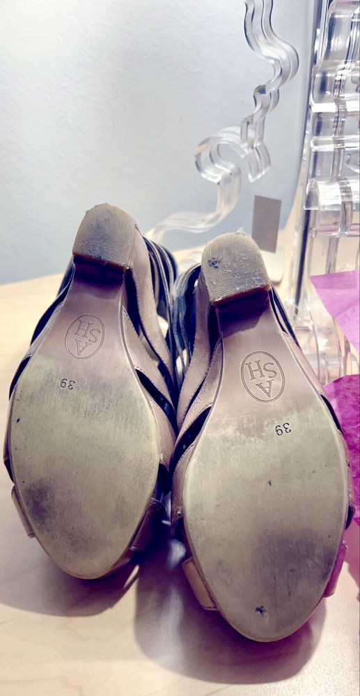 Sandalias de cunha Ash