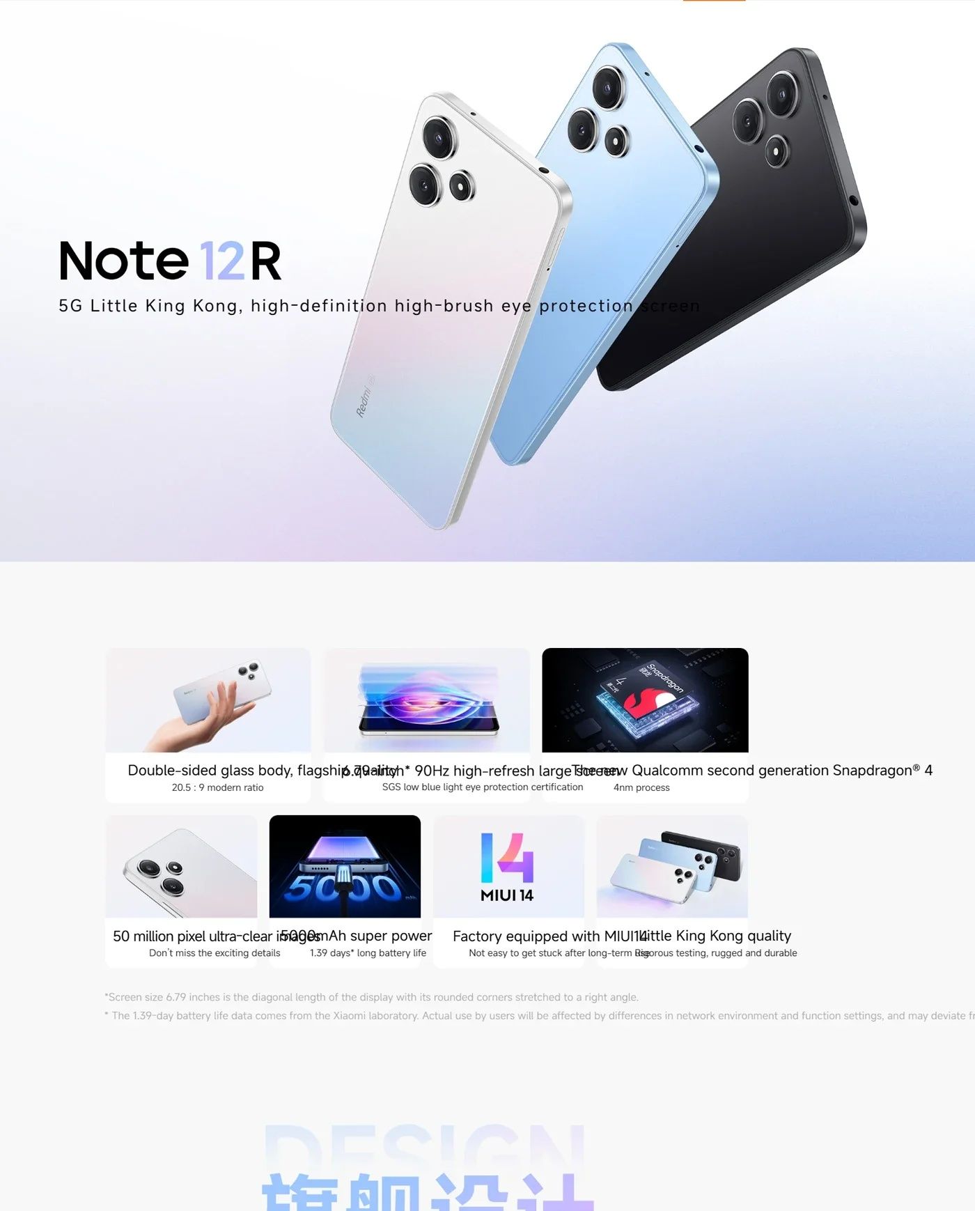 Xiaomi redmi 12 Note R 5G