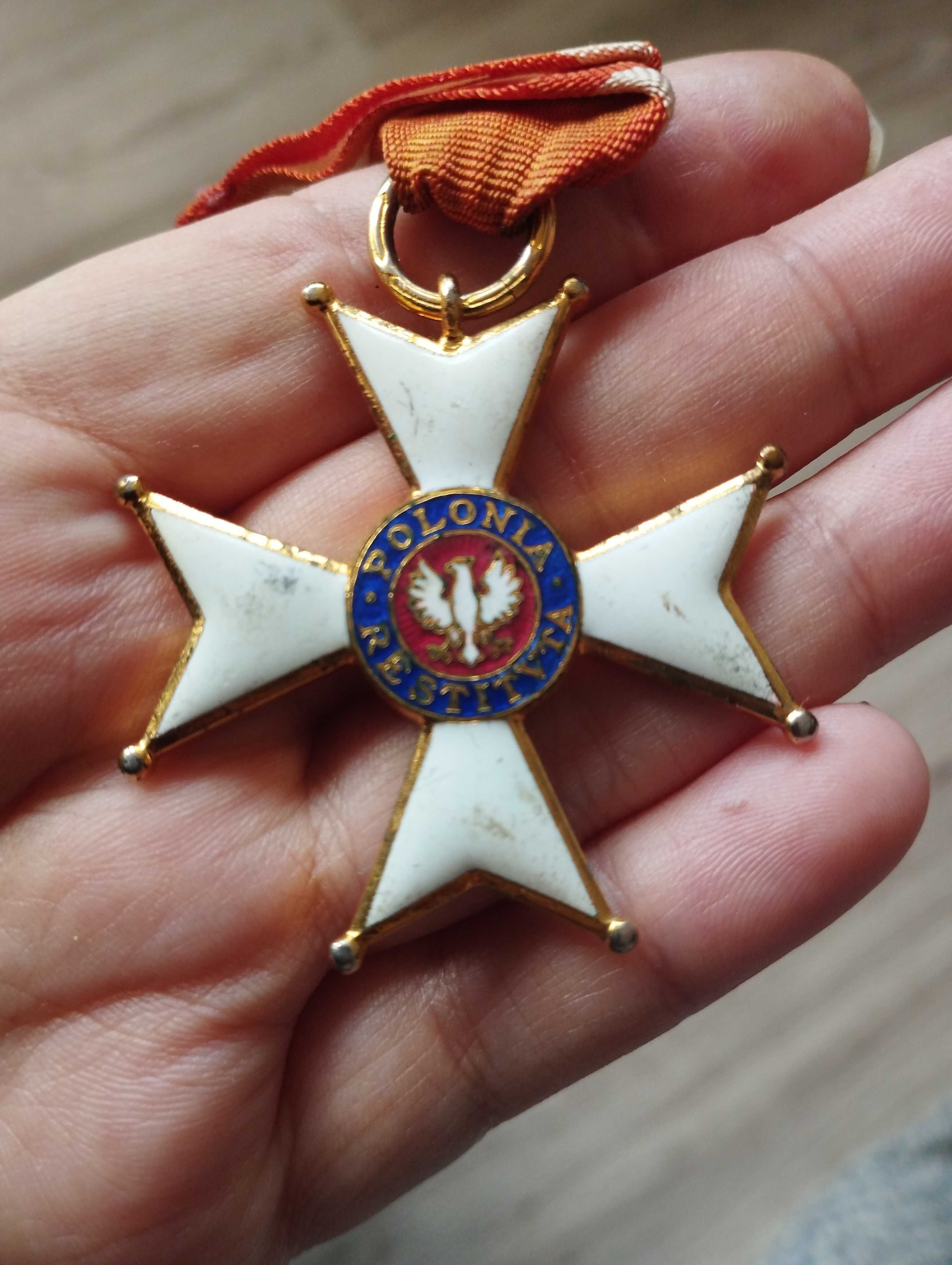 Krzyż kawalerski Order Odrodzenia Polski z 1944 r Polonia restituta