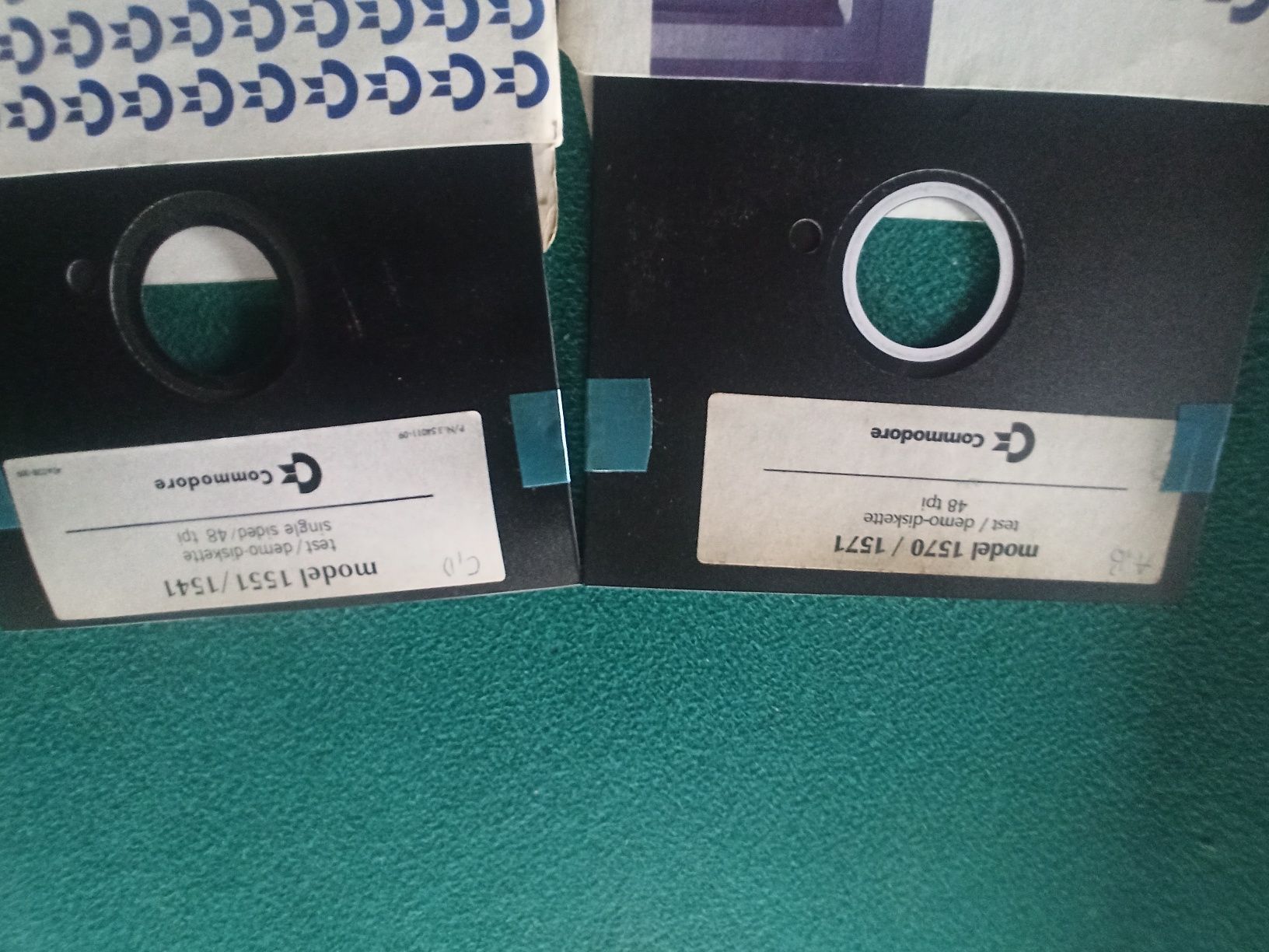 Dyskietki 5,25  Commodore, test/demo diskette model 1551/1541