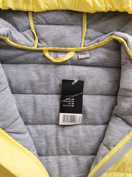 Lekka Zolta pikowanna jesienna kurtka damska M 38 10