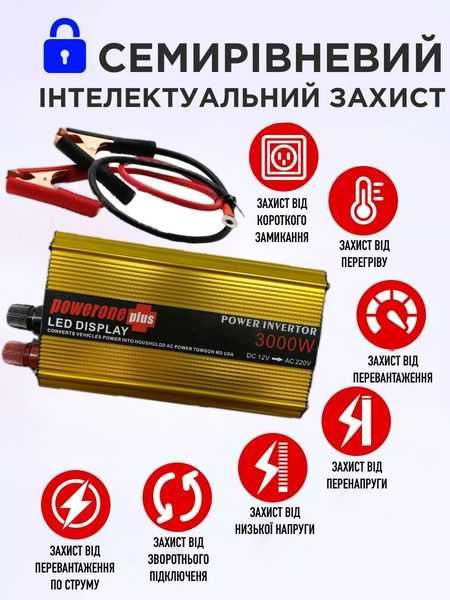 СВІТЛО ВИМИКЛИ? НЕ проблема! Інвертор на 3000Ват
