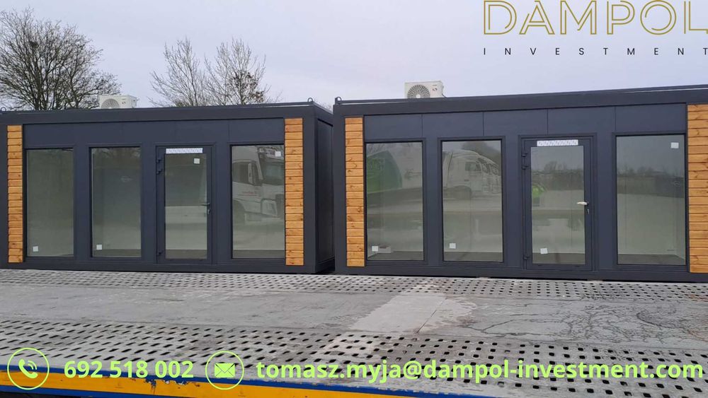 Pawilon 6x3 m – mobilny, idealny na sklep lub biuro