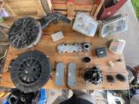 Peças Opel Corsa A, faróis, carburador, tampa de válvulas etc..|USADO