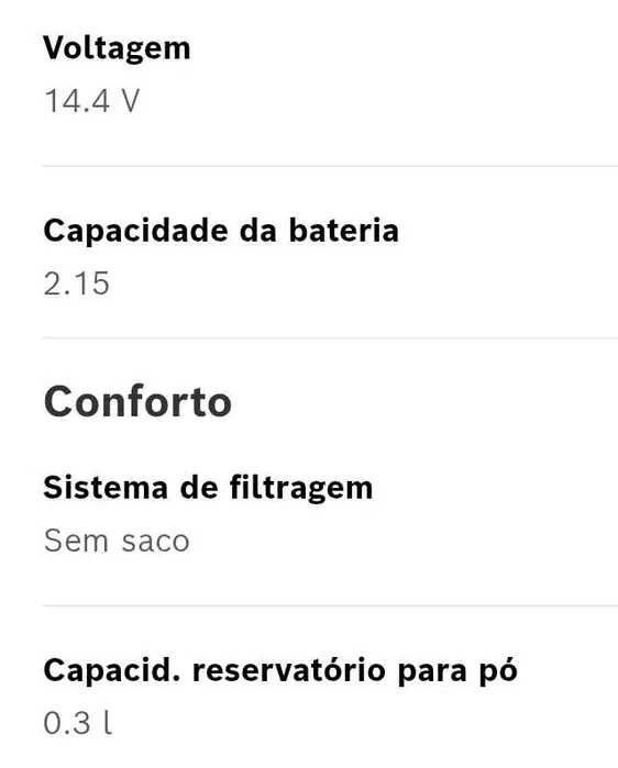 Mini Aspirador BOSCH BHN14N Move (14.4V)