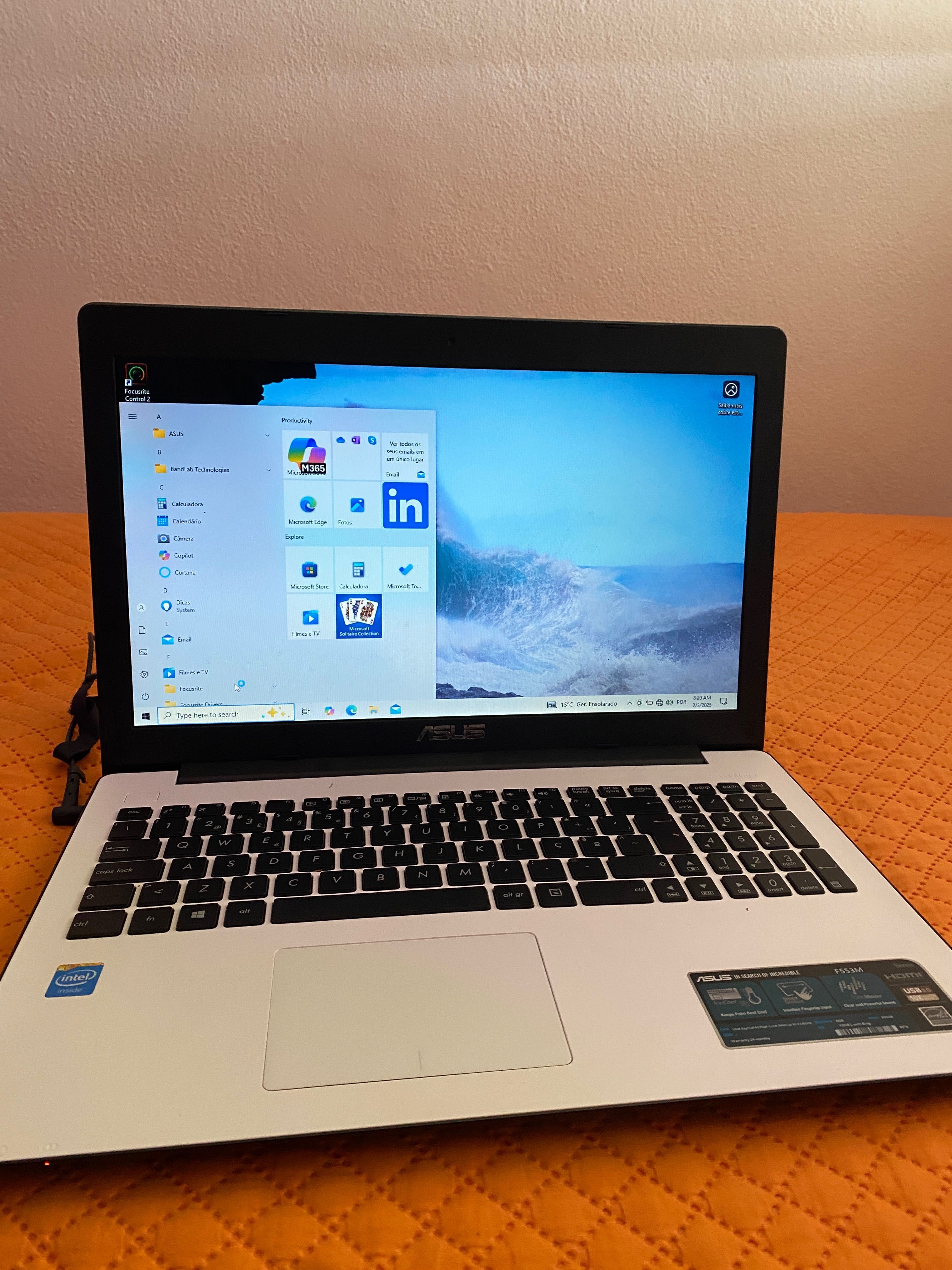 Portátil Asus 500gb