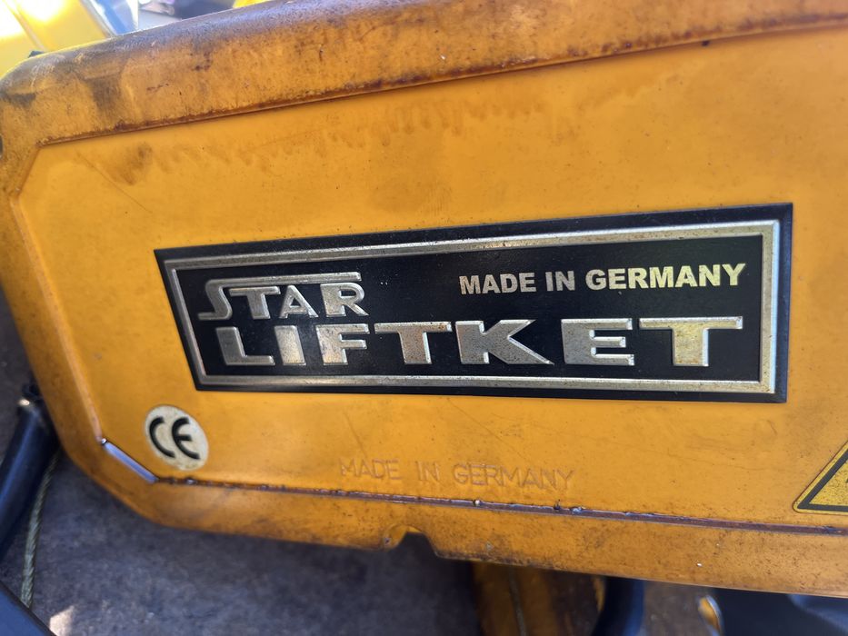 Żurawie warsztatowy L-632cm VETTER + Wciągnik elektryczny 650kg