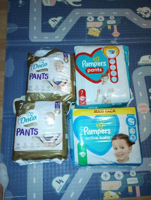 Pieluchy Pampers i Dada