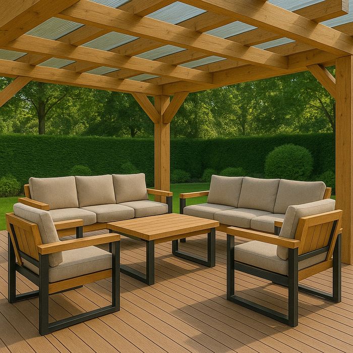 Meble ogrodowe drewniane nowoczesne i stylowe