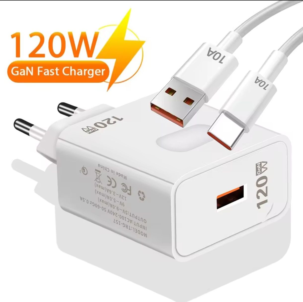 Carregador USB super carga 120w