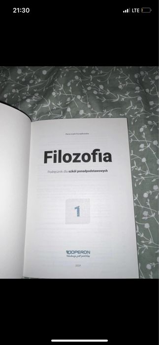 Filozofia podręcznik do szkół ponadpodstawowych