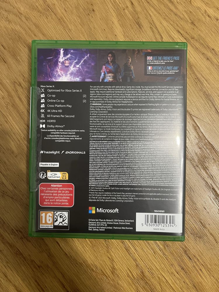 Split Fiction XBOX